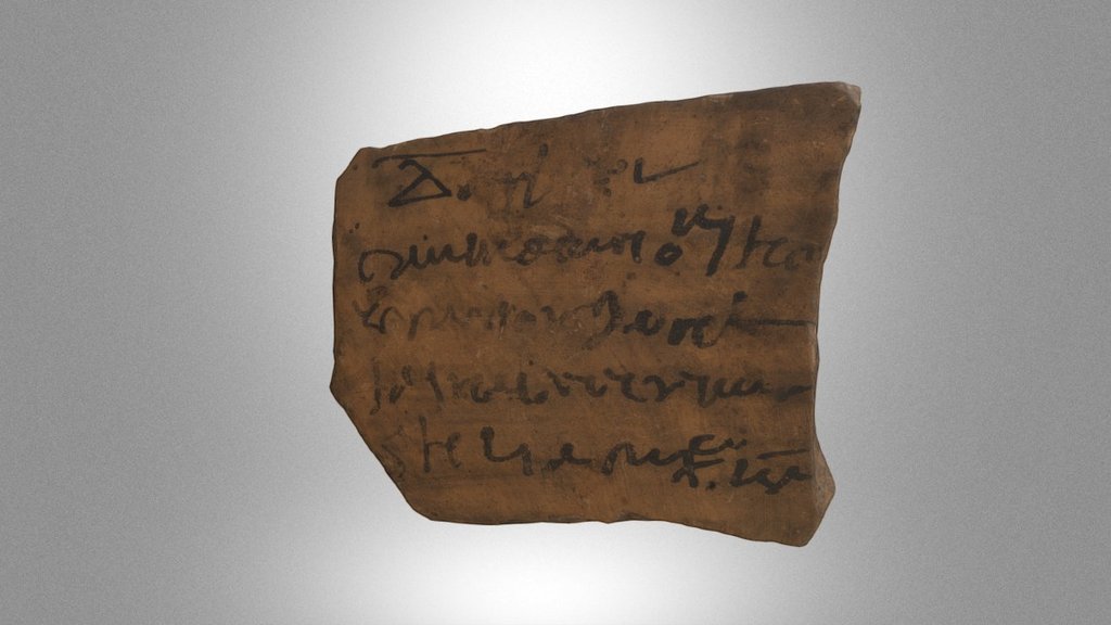 Greek ostrakon – rcpt. of payment of “laografia”