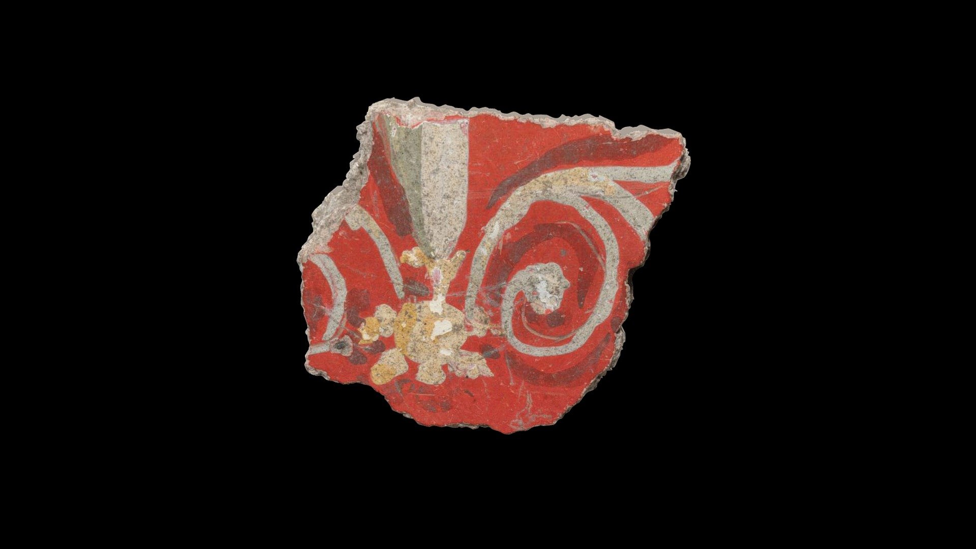 Painted wall fragment 11