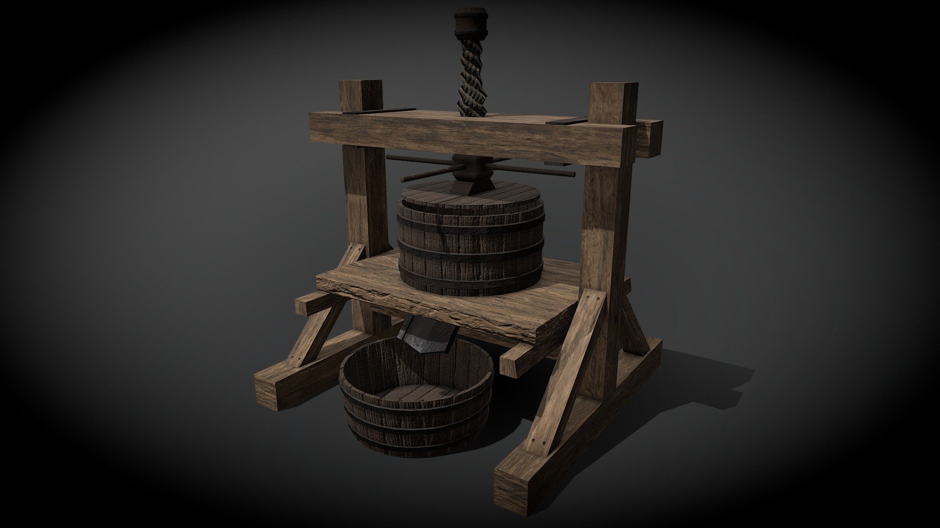 Medieval Wine Press (Free)