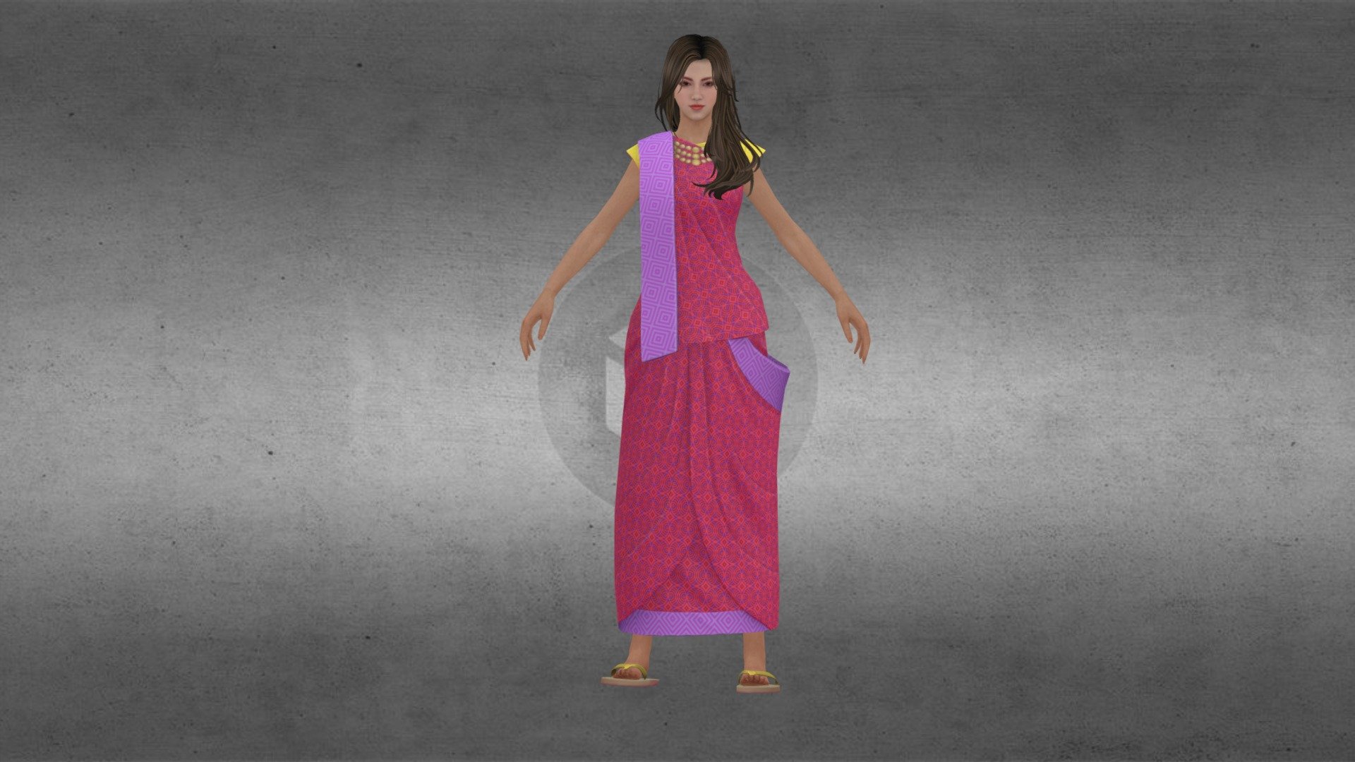 Free fire character in Indian look