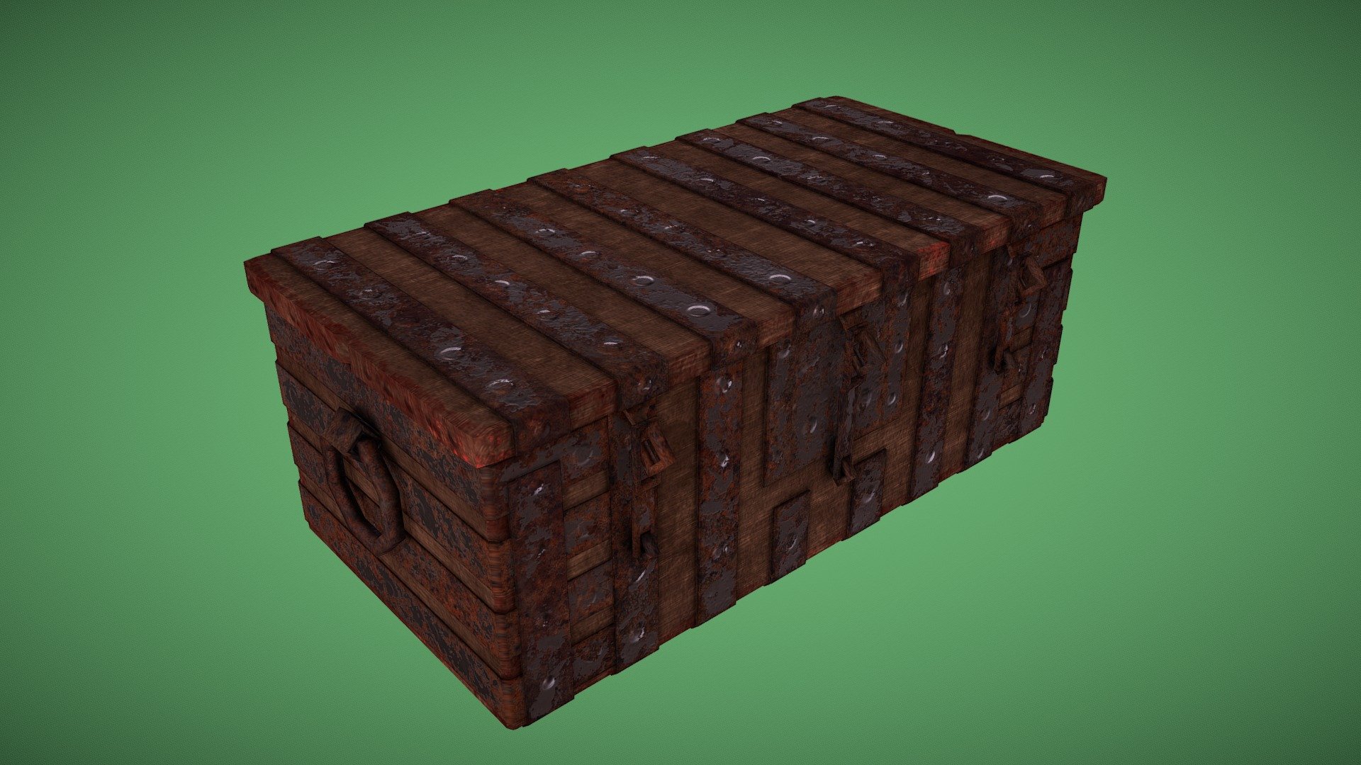 Medieval Treasure Chest - animated