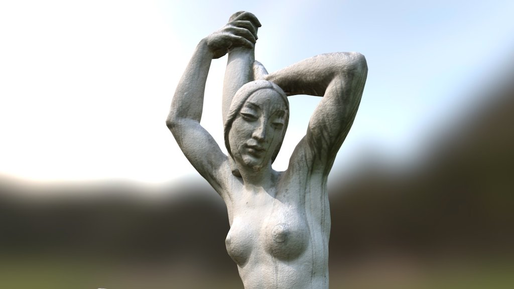 Girl With Amphora - Statue