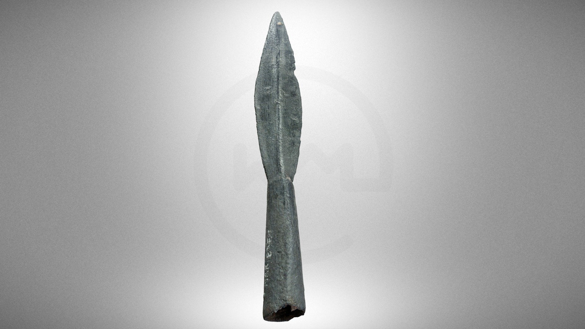 Iron head of pole weapon – javelin