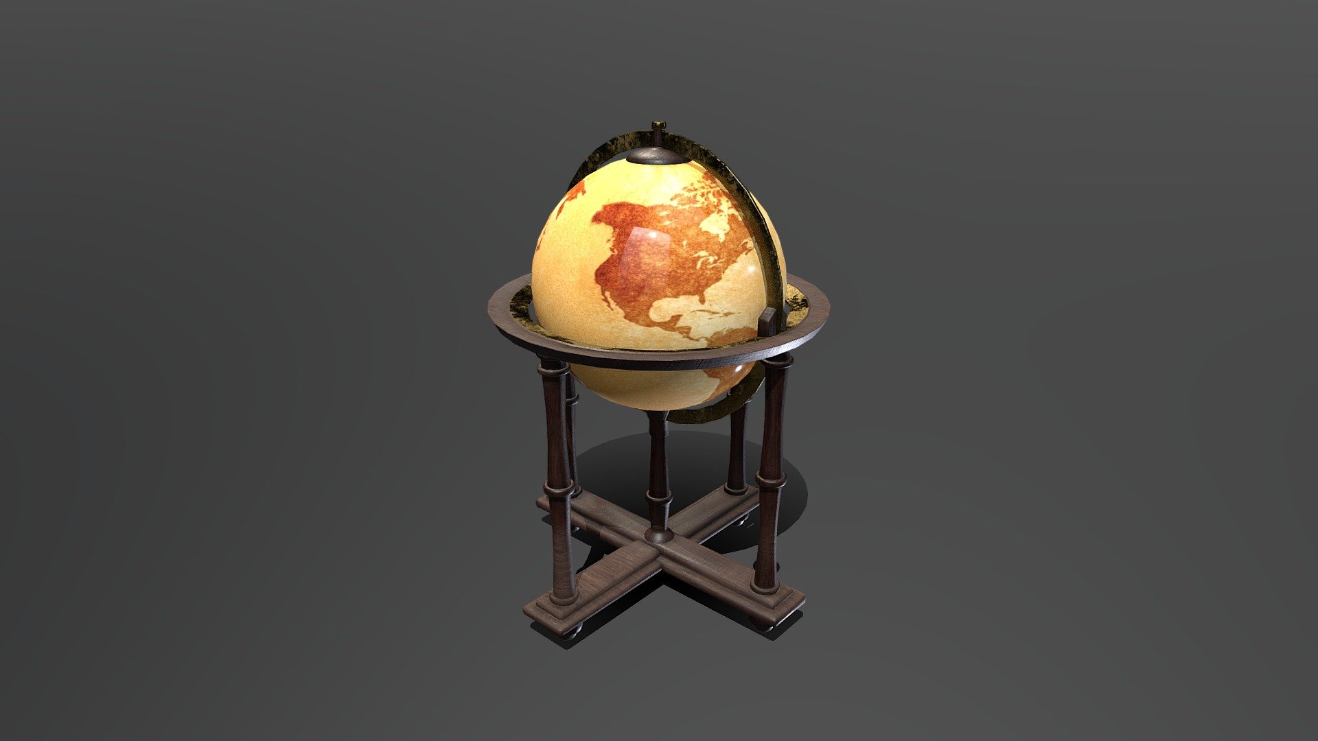 Medieval style globe