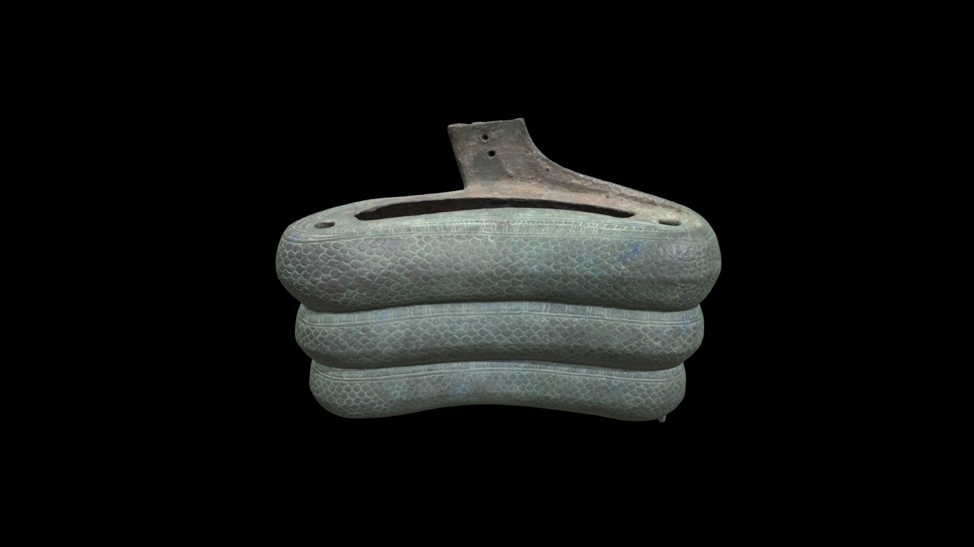 1963.263.b Naga-enthroned Buddha (base)