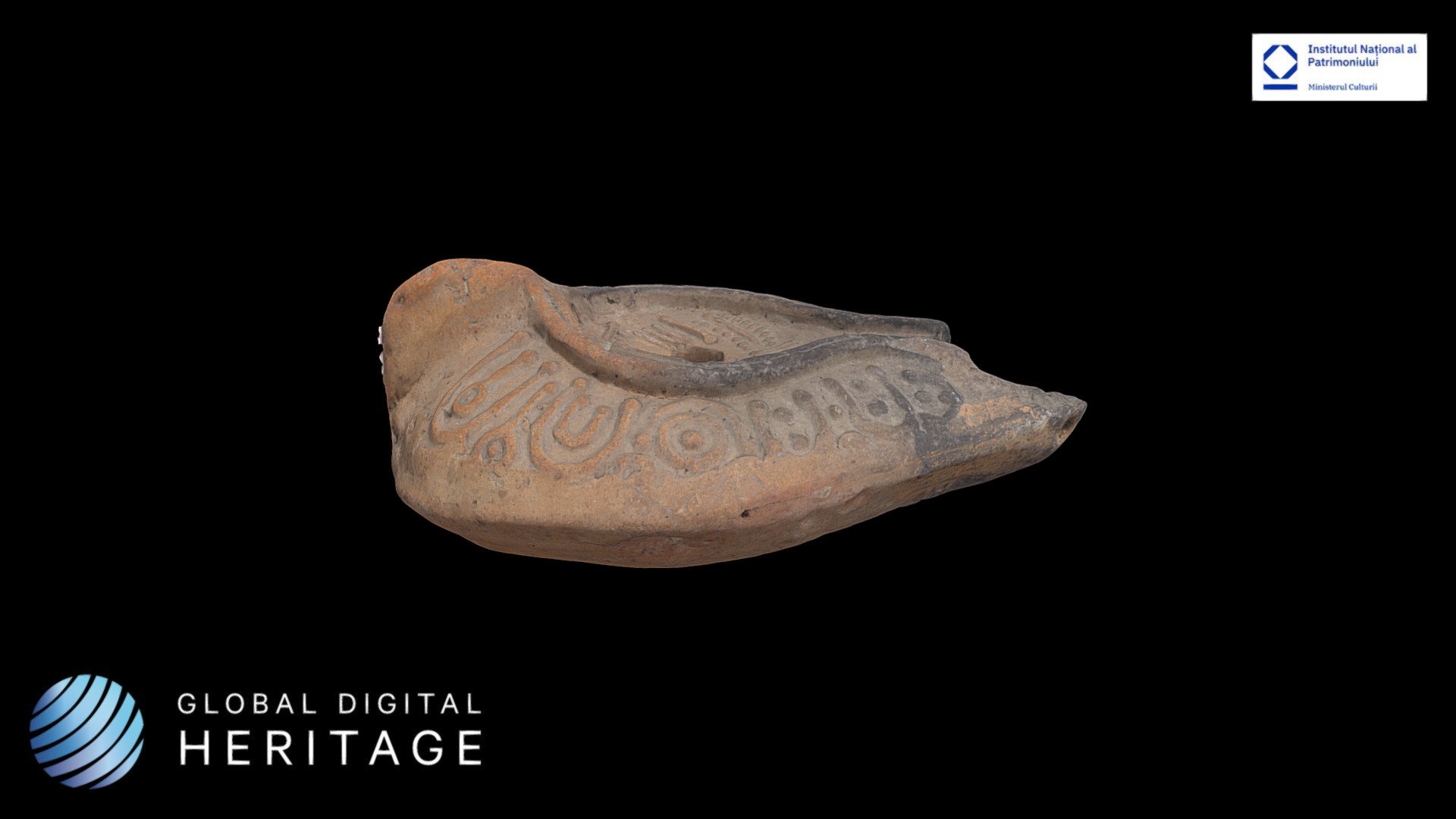 Ceramic oil lamp