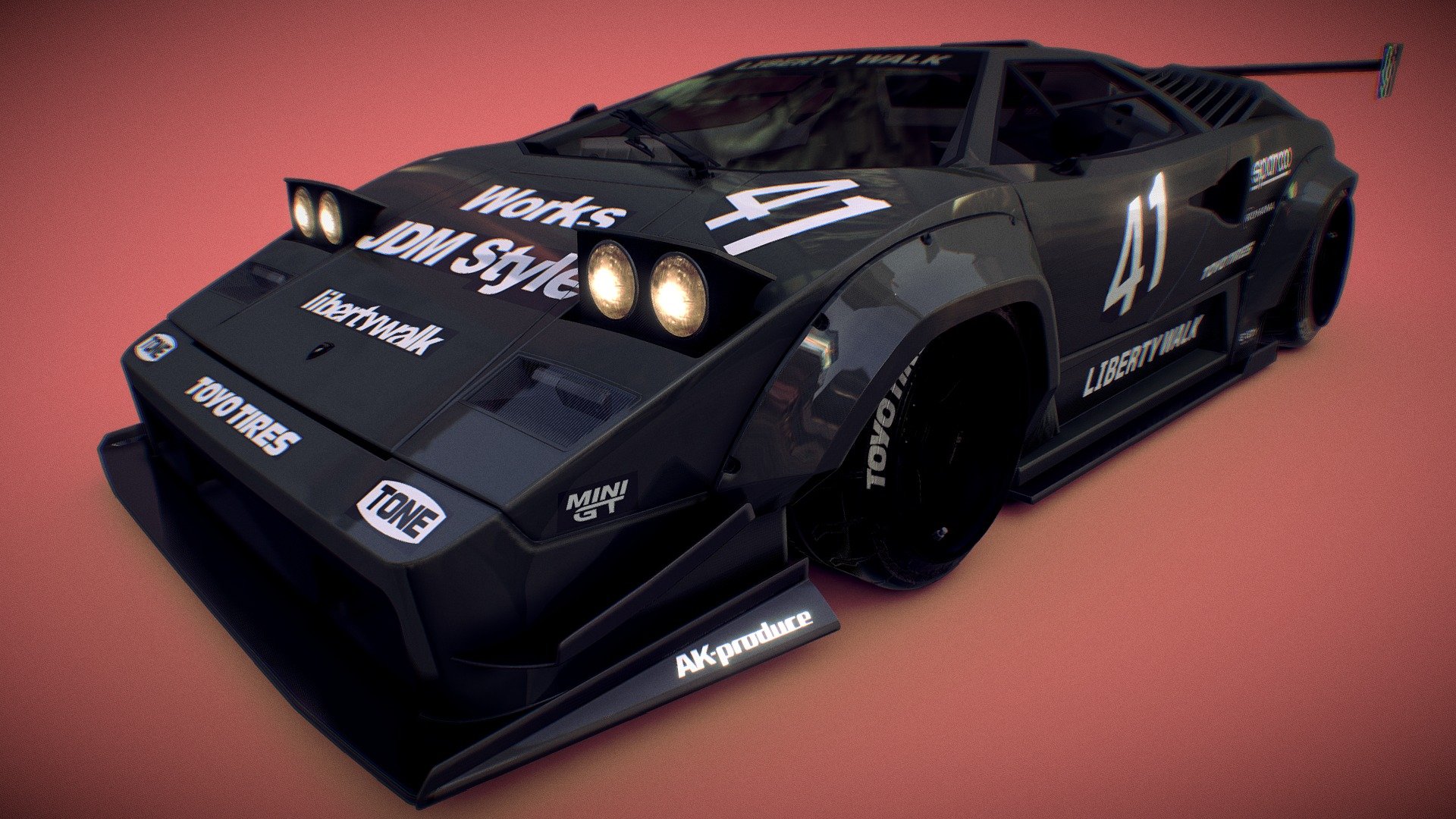 Lamborghini Countach LP5000 QV LBworks