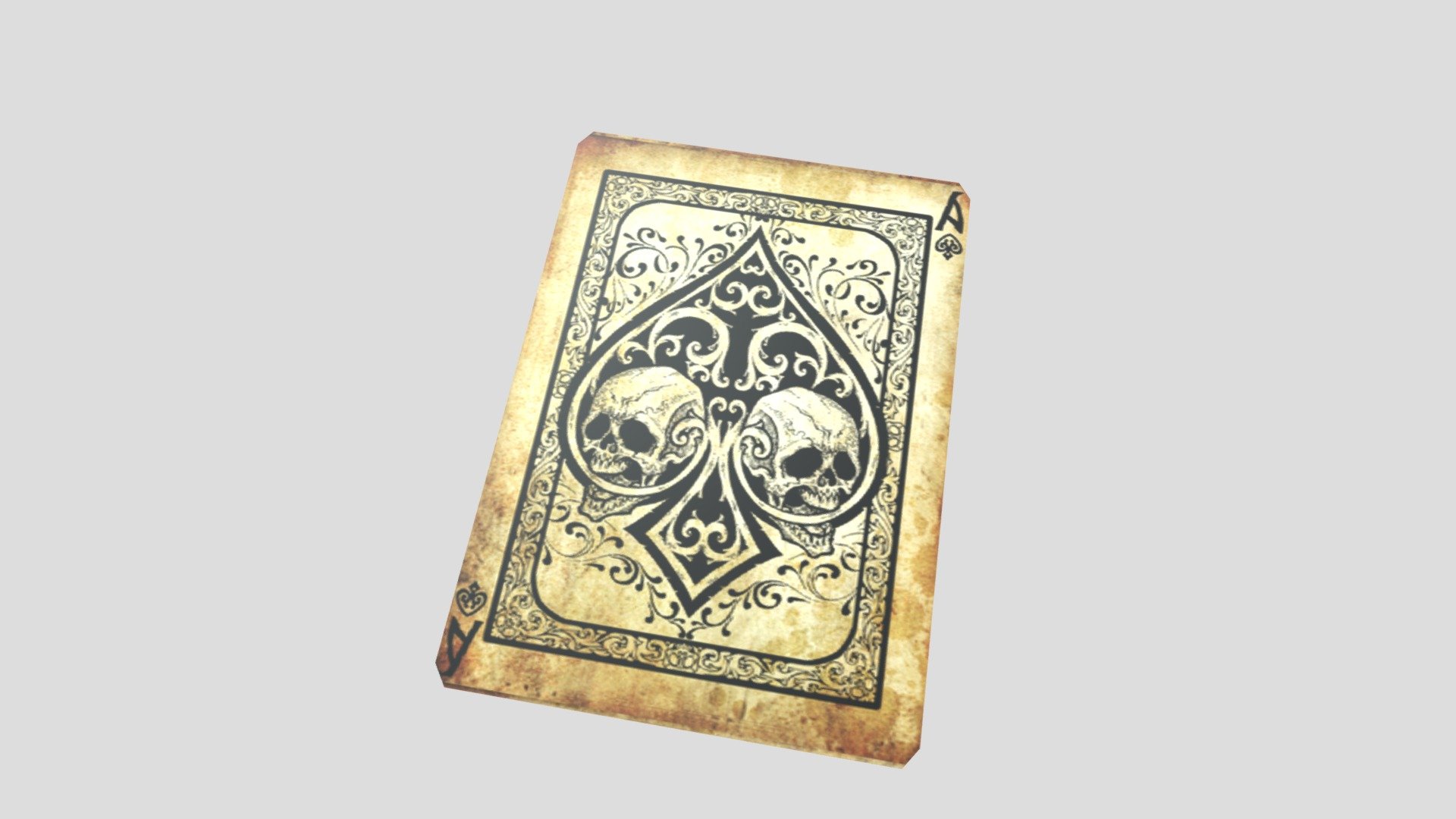 Ace of Spades Poker Card