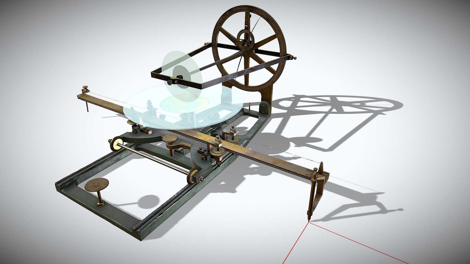 ETH: Orthogonalplanimeter, ca. 1851