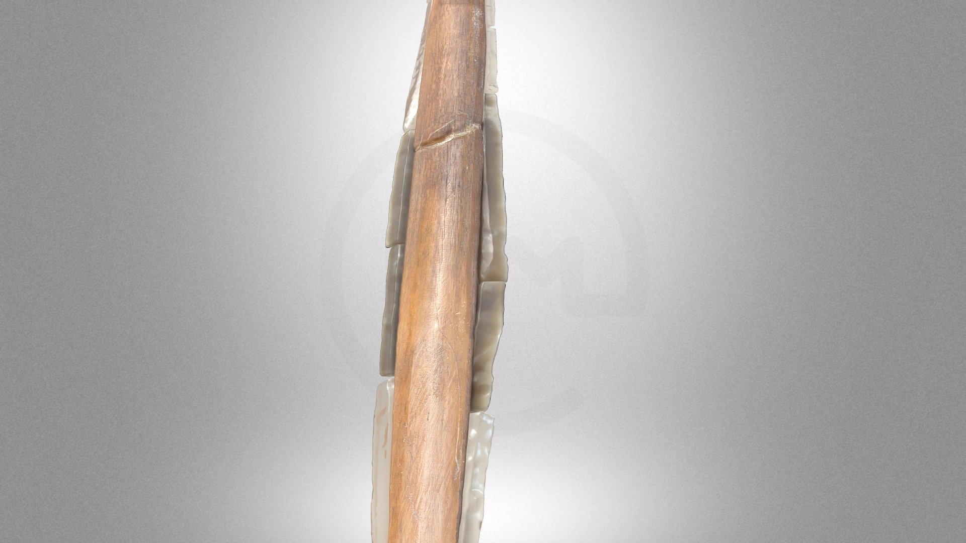 Blade with two grooves