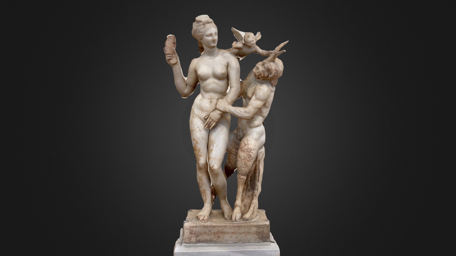 Afrodite, Pan e Eros