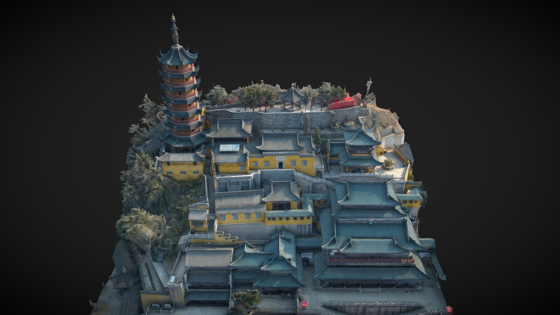 Jinshan Temple Cishou Pagoda