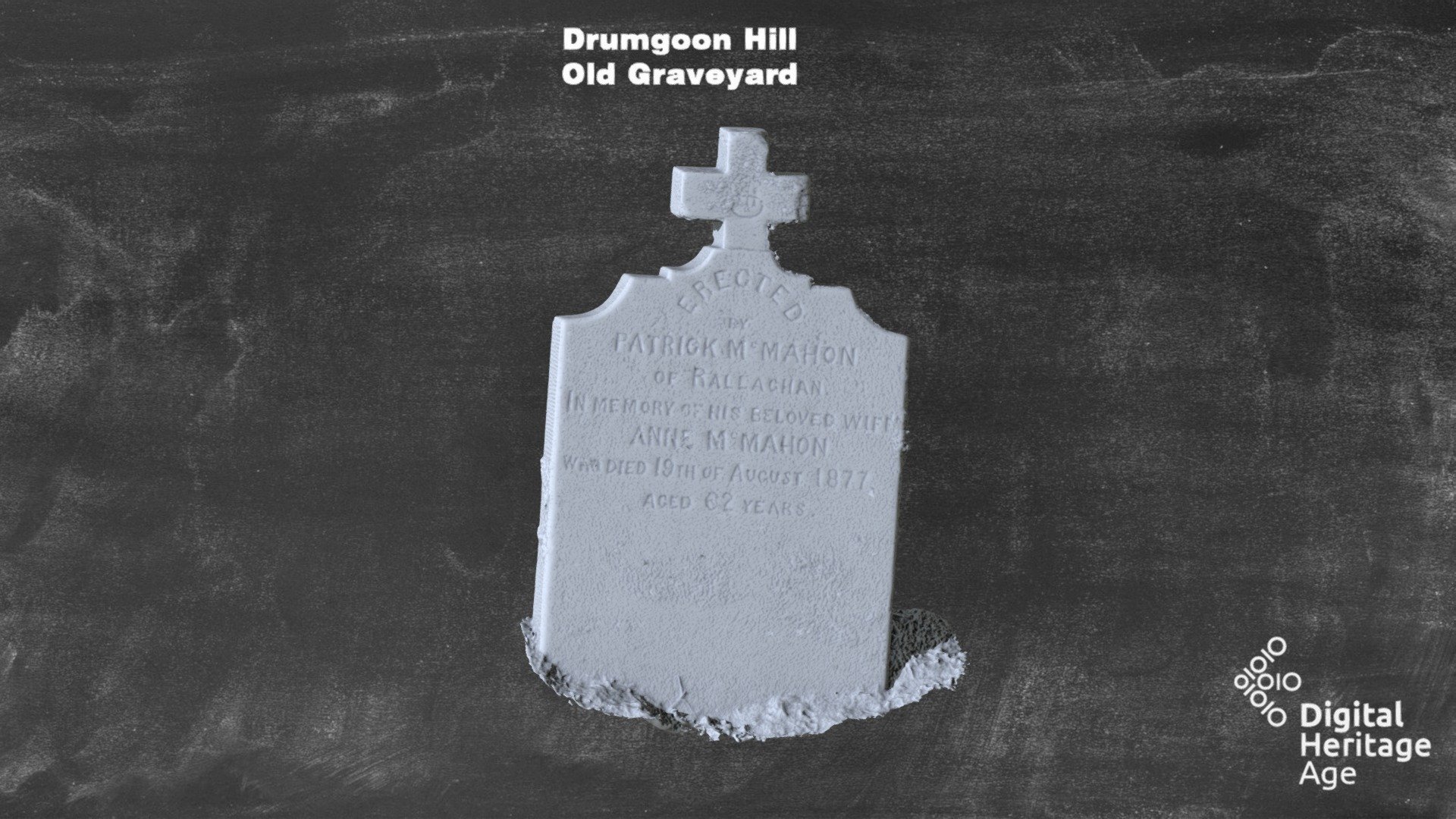 Drumgoon Hill - Old Graveyard Headstone 277