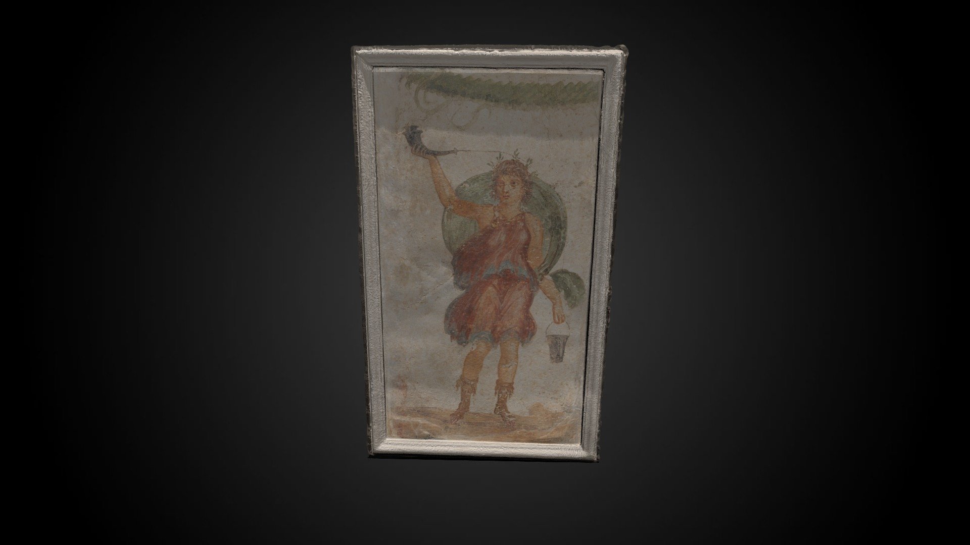 Standing Deity Holding Horn and Bucket, 1st C CE