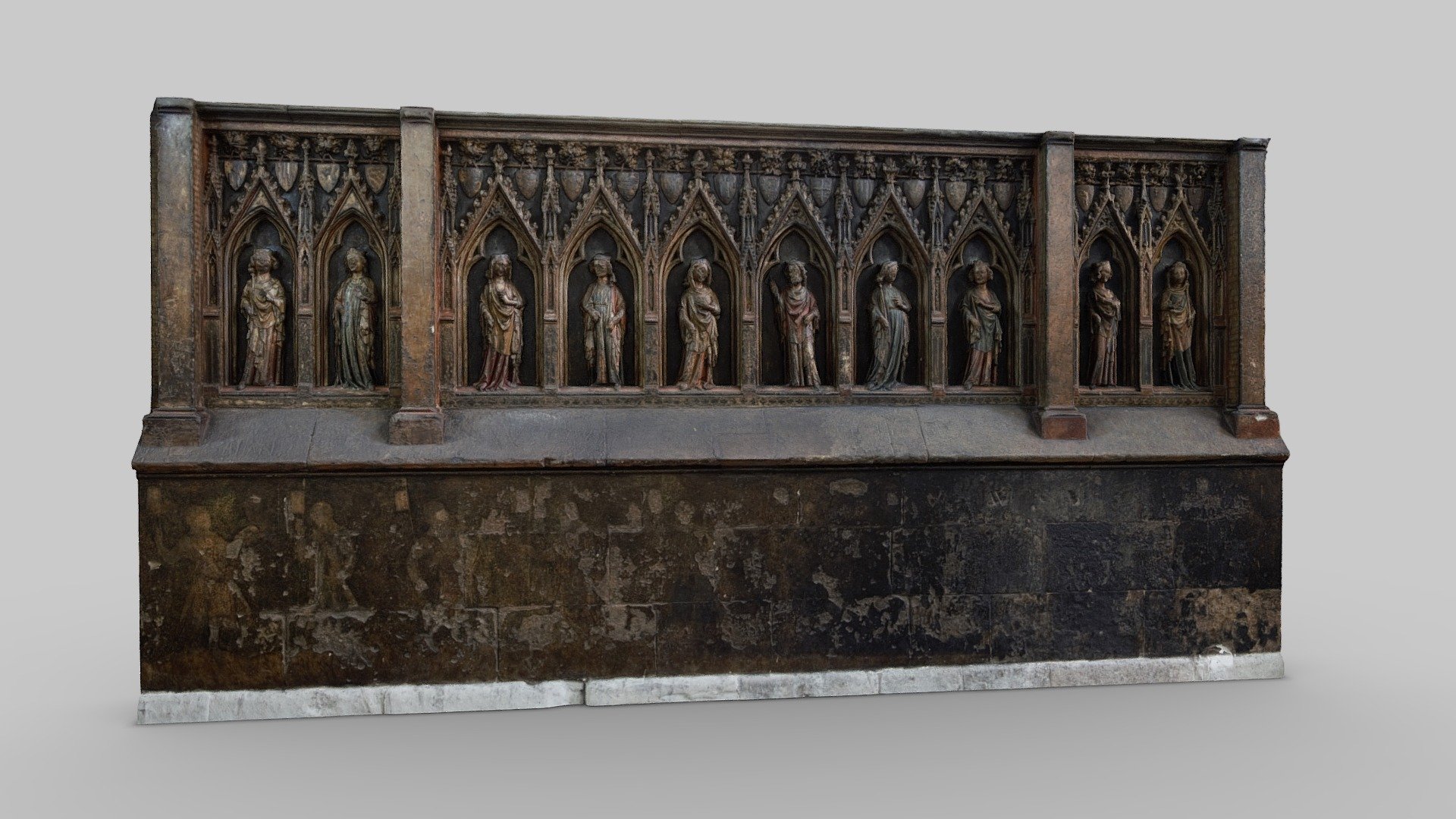 Edmund Earl of Lancaster Tomb Detail