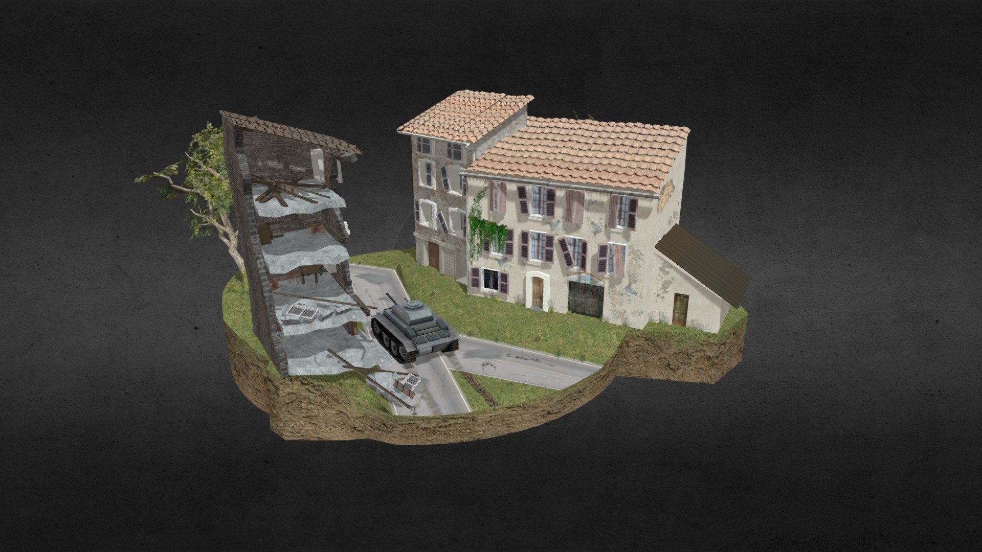 WW2 Cityscene