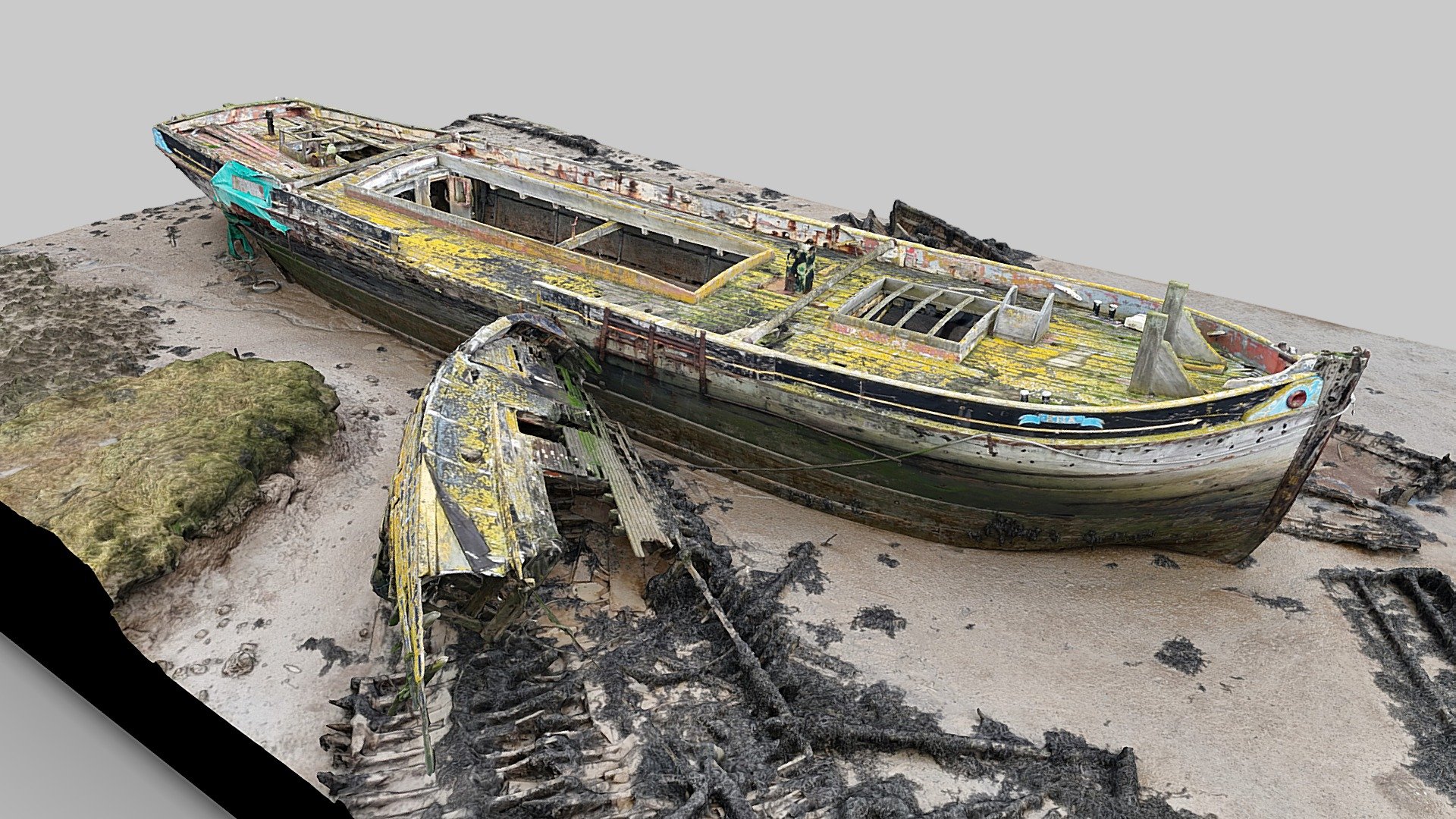 Hoo Marina Barge Wreck Ena