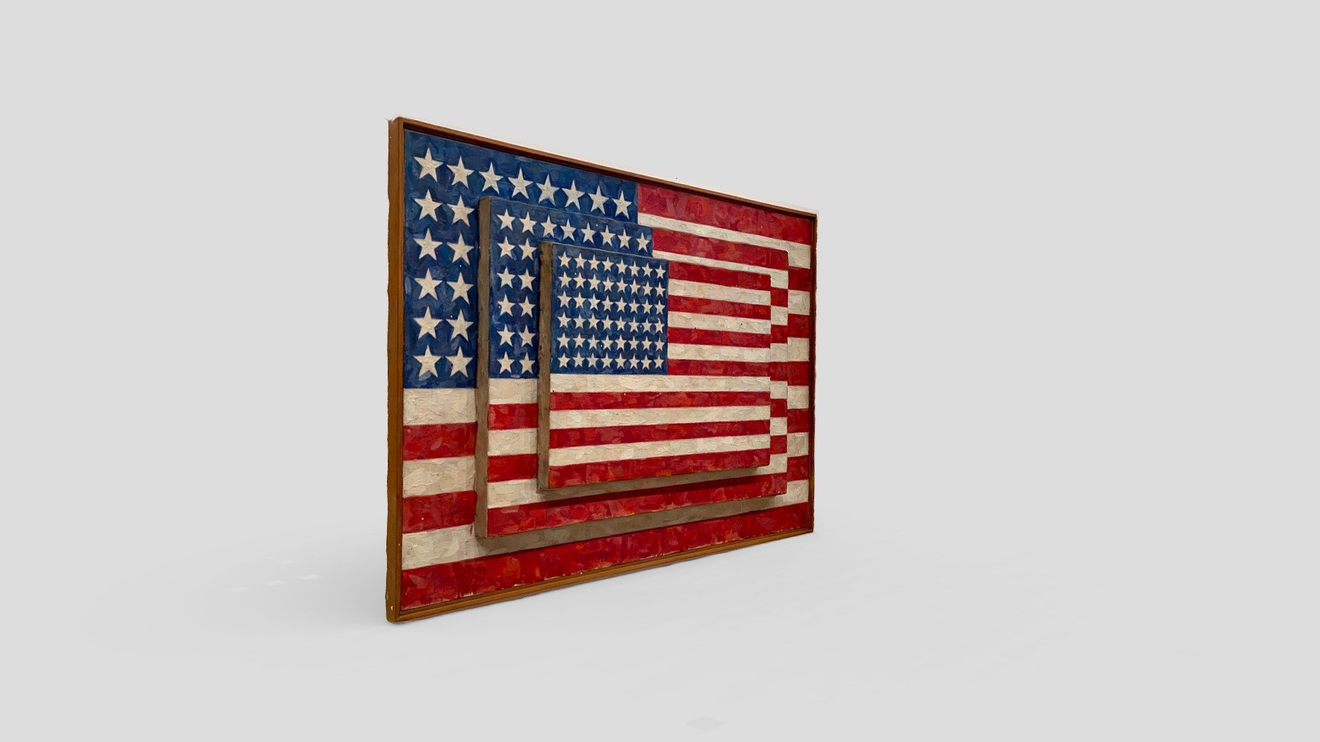 Three Flags by Jasper Johns