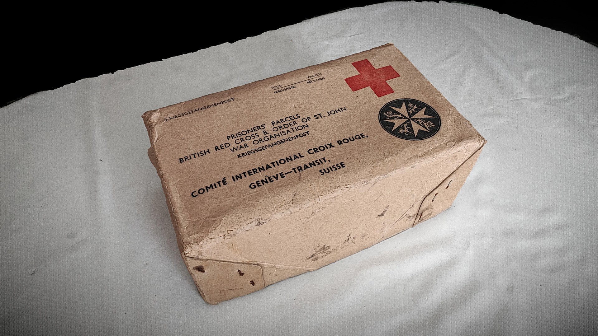 Korsnes museum, Pack from red cross (second war)