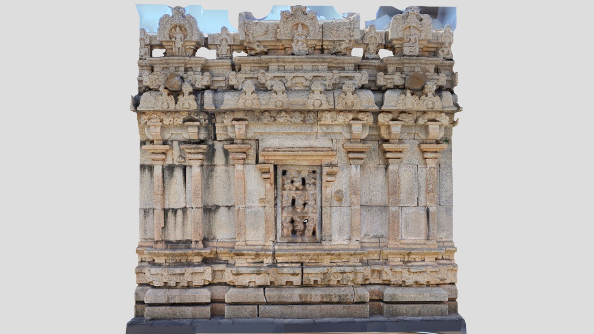 Free - 3D Scan of 9th Century Temple Outer Wall