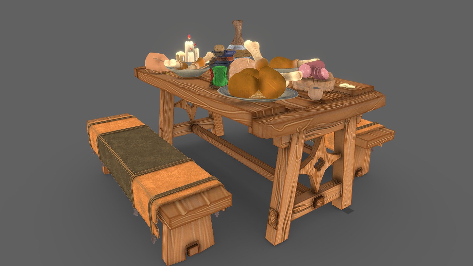 [ Honor ] Medieval Table