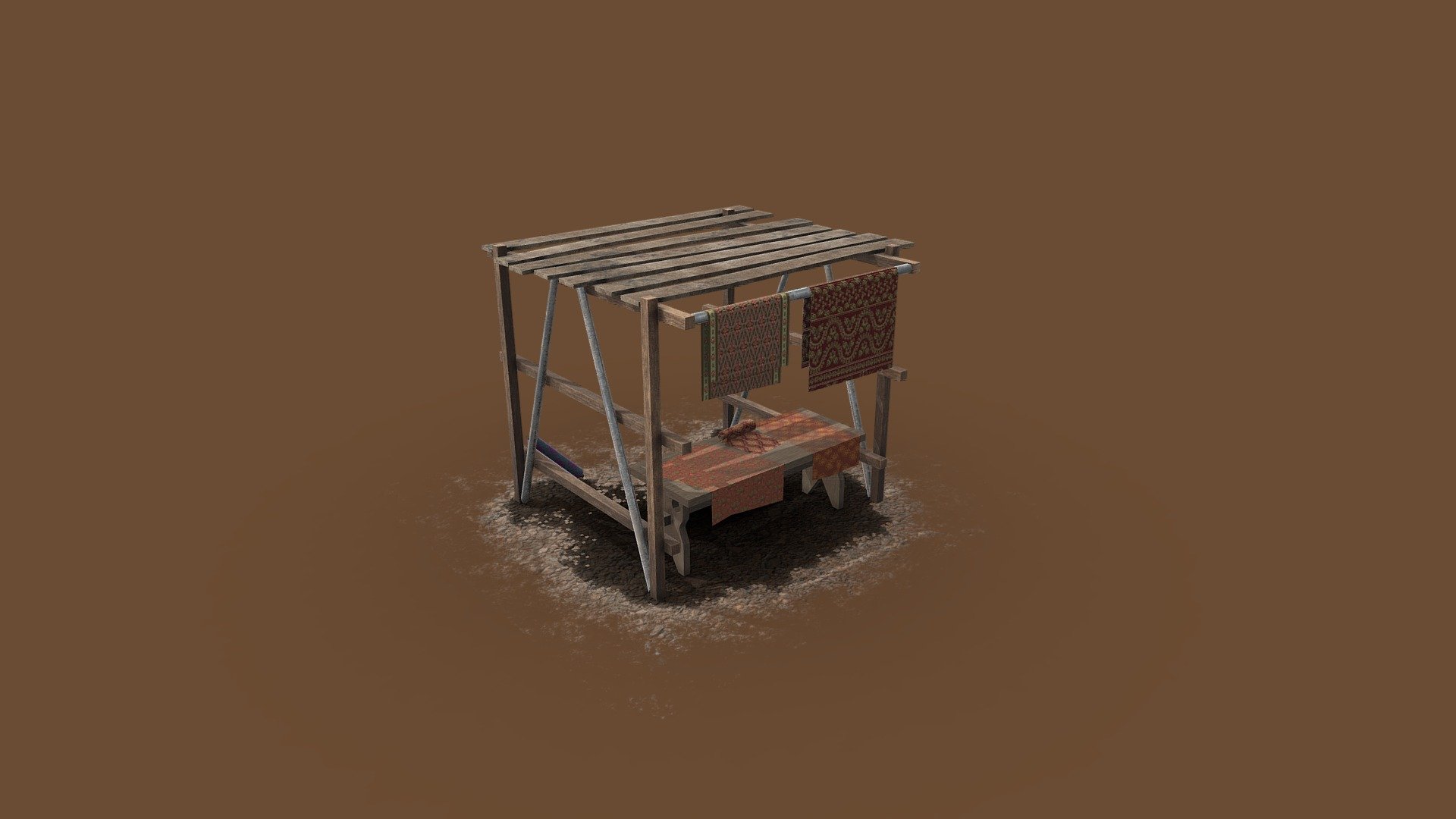 Medieval Market Stall Asset 2/4