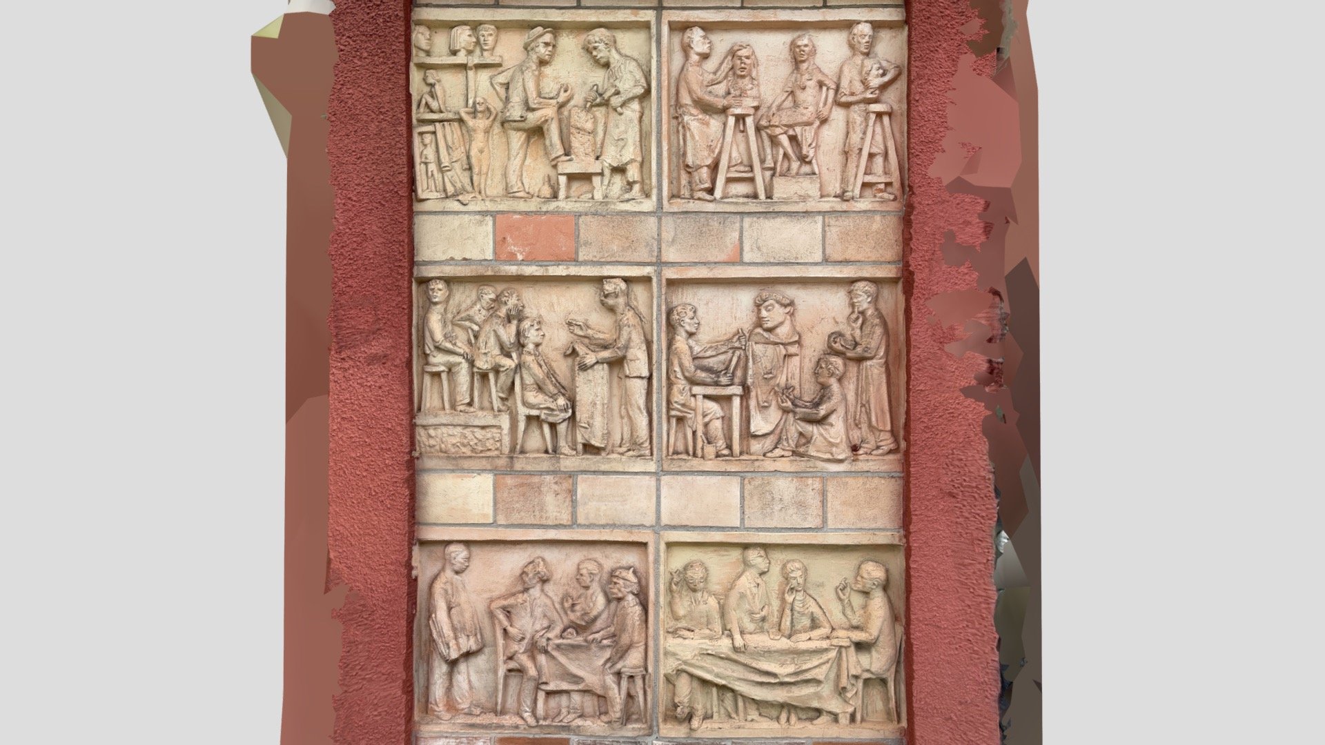 Relief Kunsthochschule Weissensee 1/2