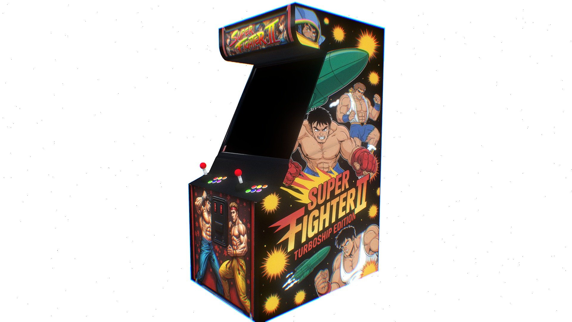 Arcade cabinet (animated)