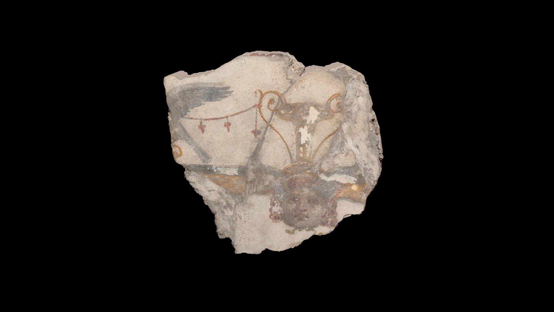 Painted wall fragment 18