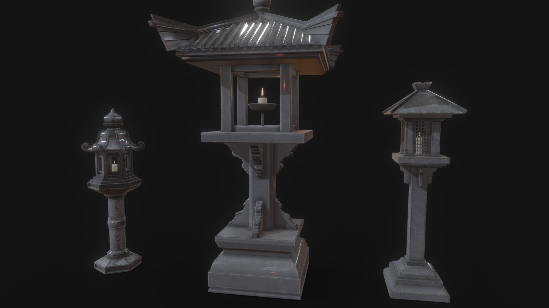 Stone Lamp