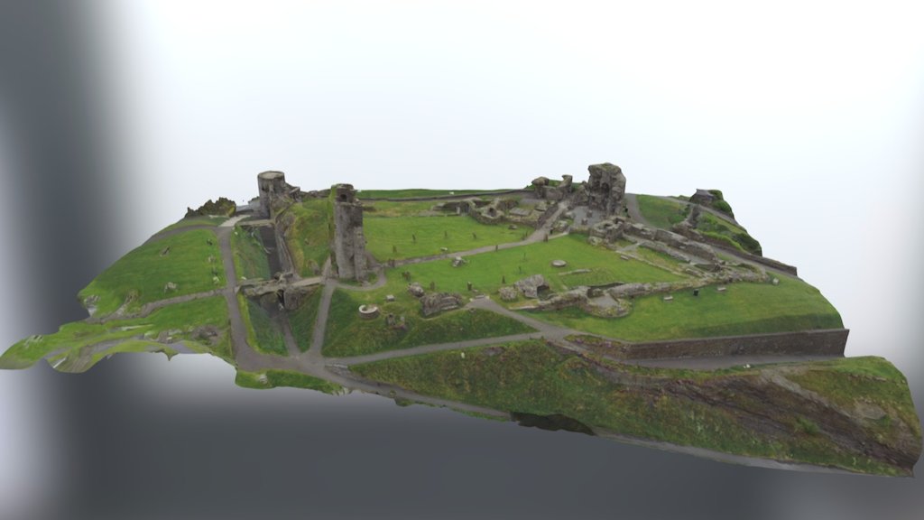 aberystwyth castle-north wales-dji mavic
