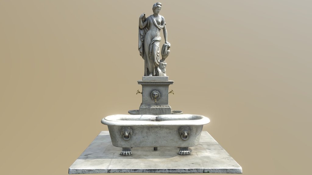 Naiade Fountain Statue - Lucca