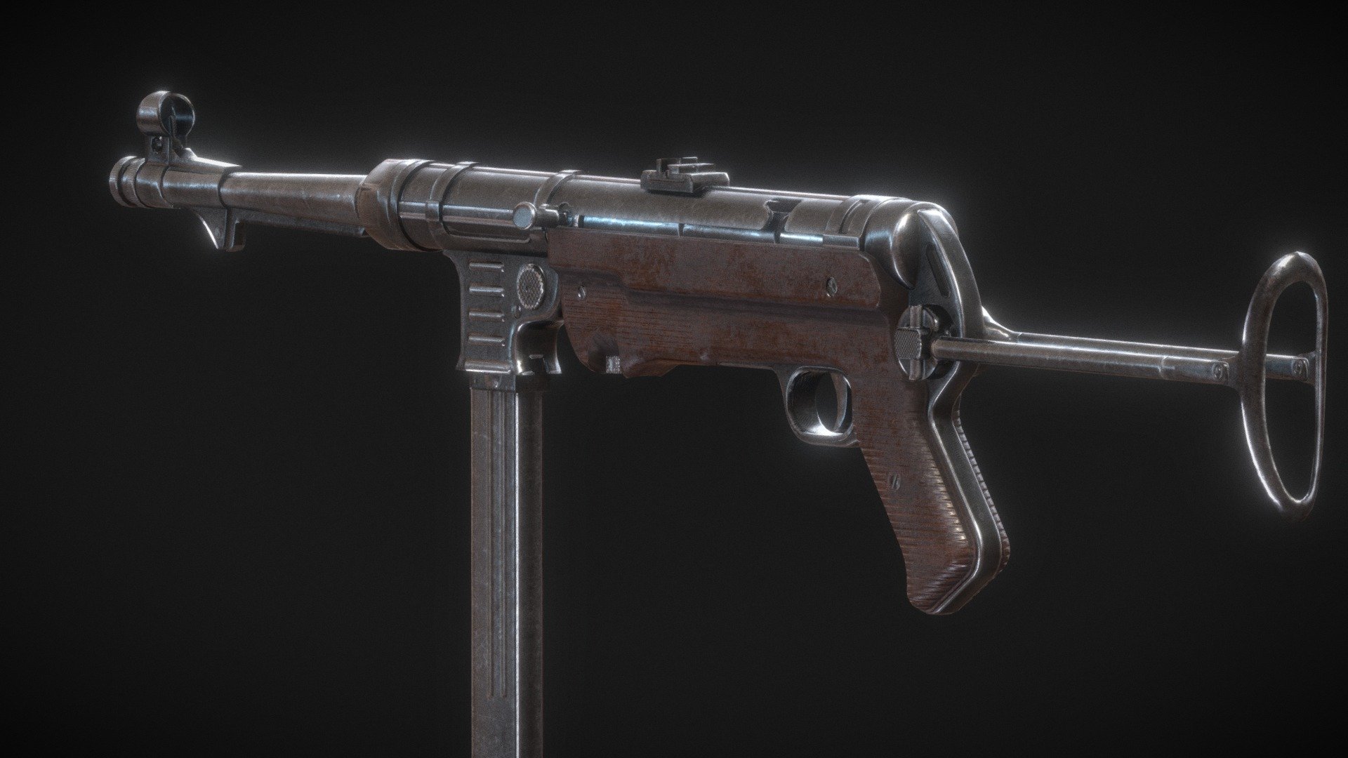 MP 40 - WW2 Submachine Gun