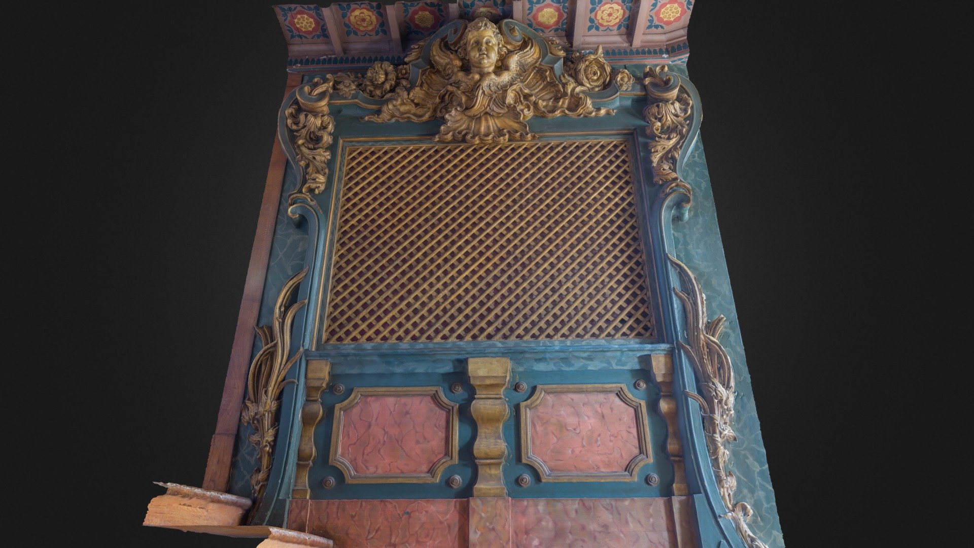Detailed wall