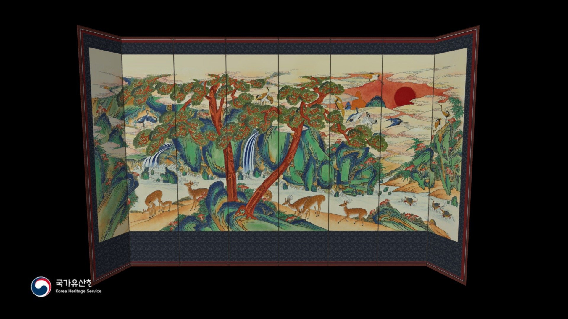 Gyeongbokgung_Gangnyeongjeon_Foldingscreen