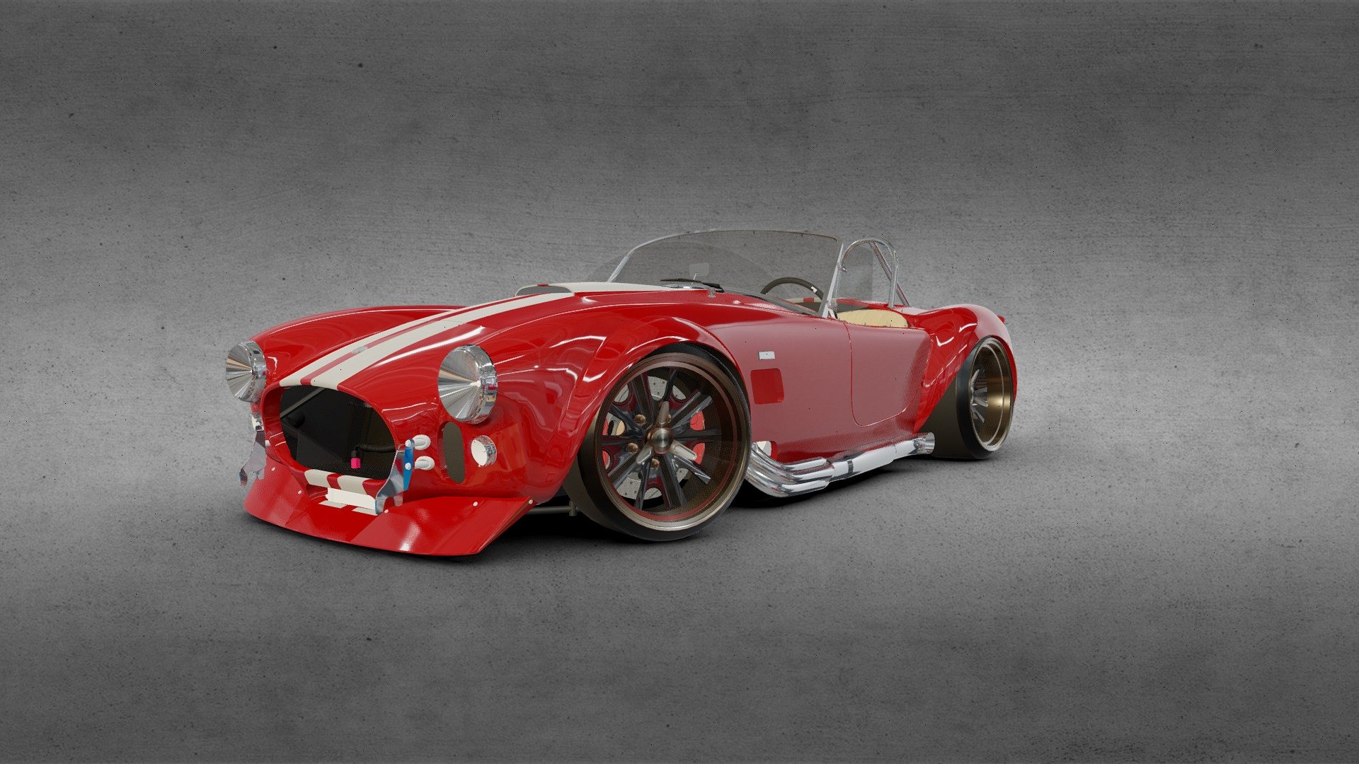 3D model Cobra 427: Replica of a Legendary Car