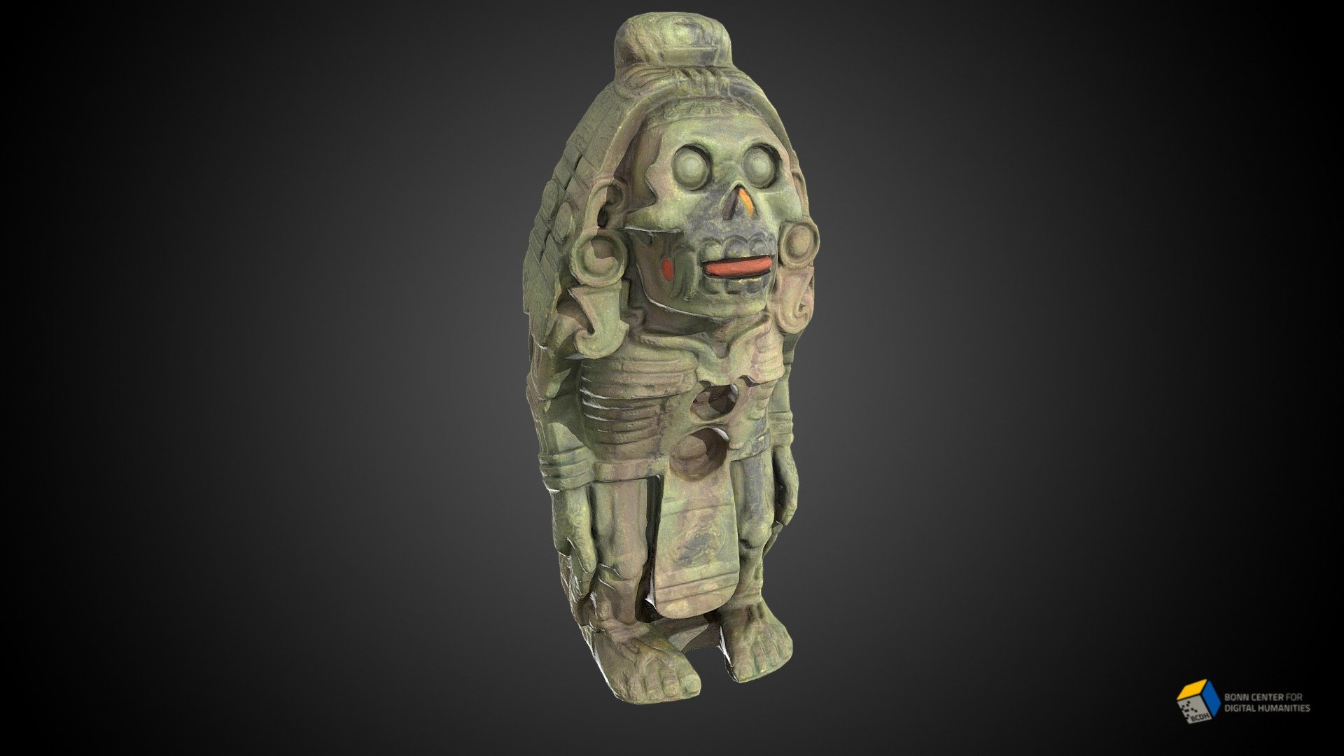 Cast of Aztec stone effigy