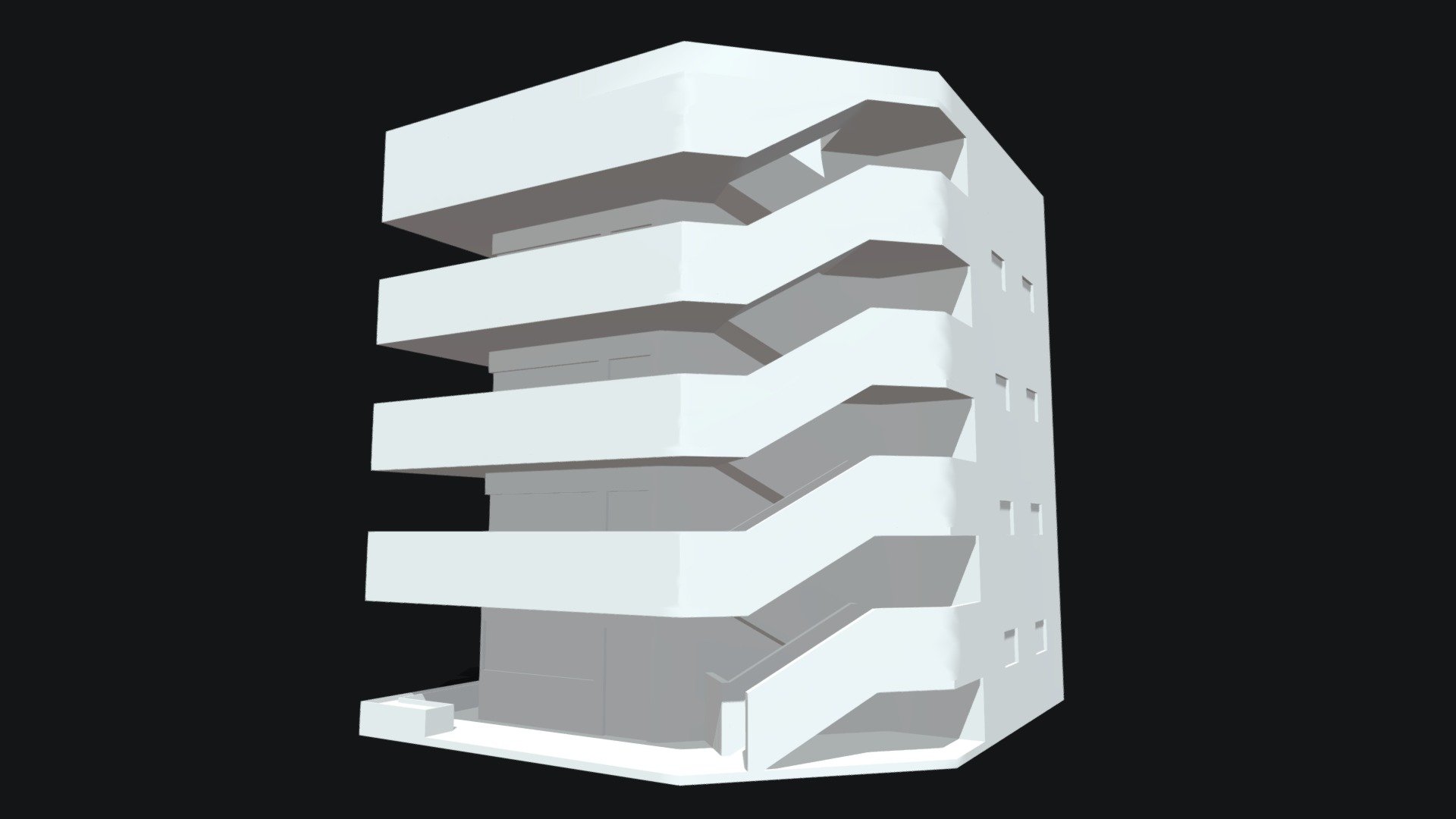 Mid-century Urban Apartment Building