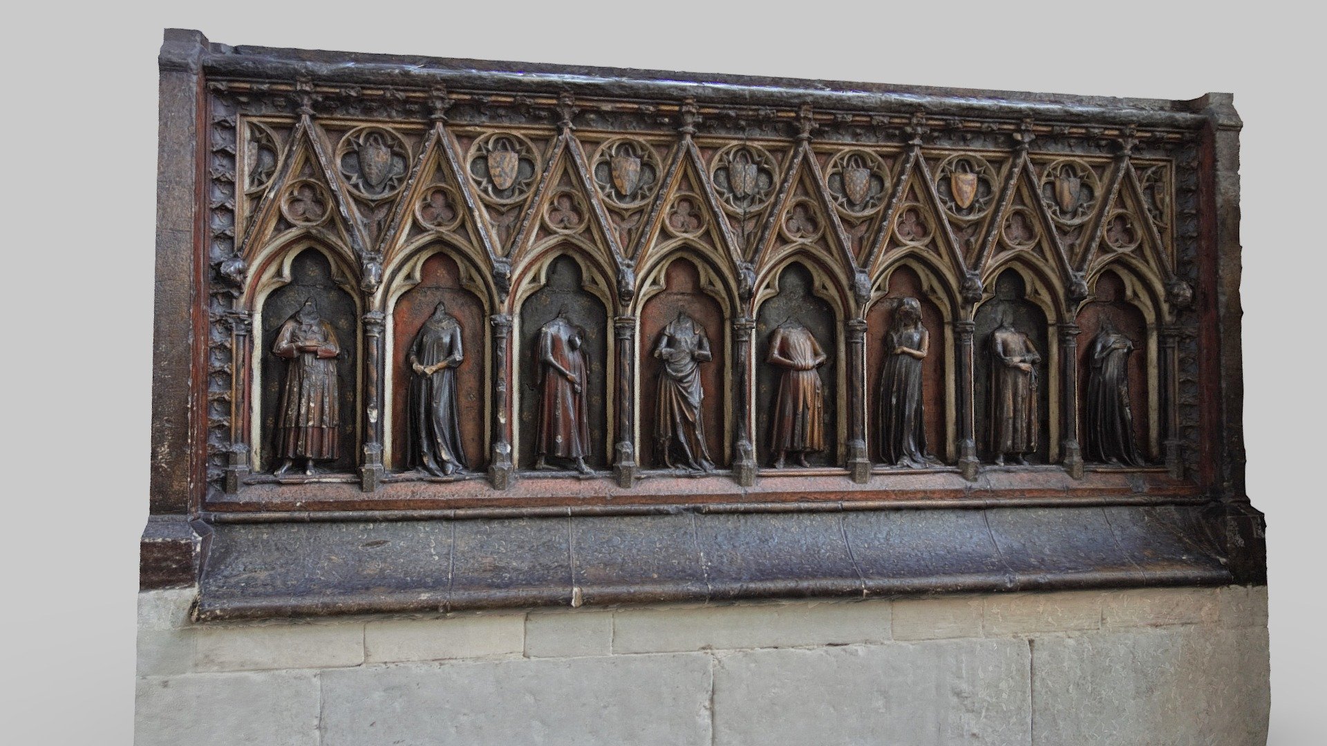 Aymer de Valence Tomb Detail