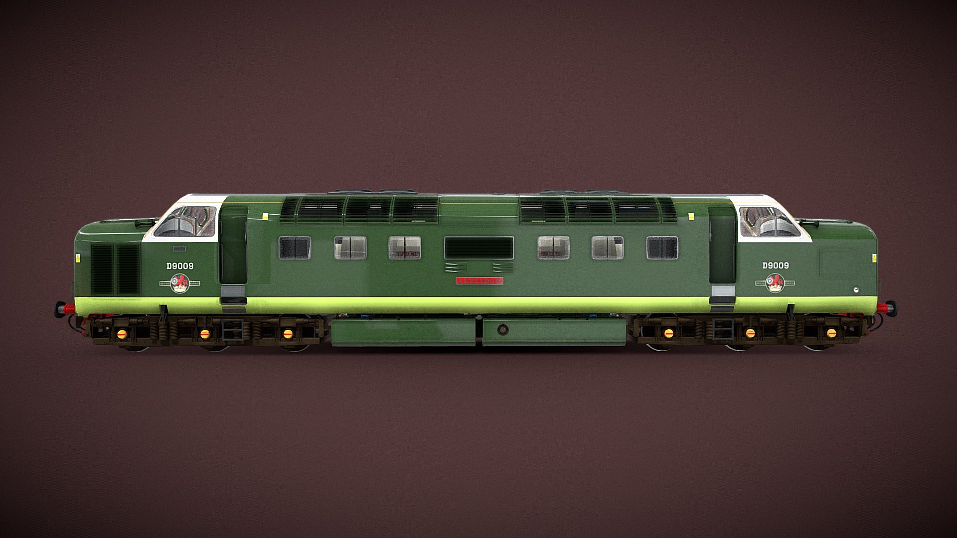 Class 55 BR Green - D9009 Alycidon
