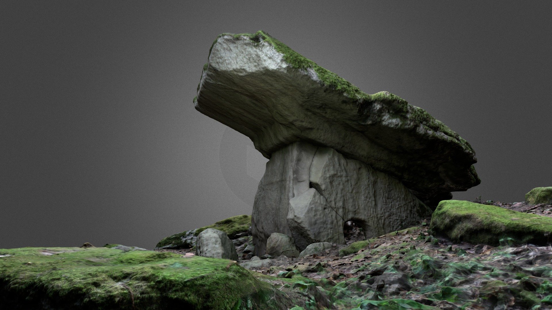 Trough-shaped dolmen Kokai-3 (full complex)
