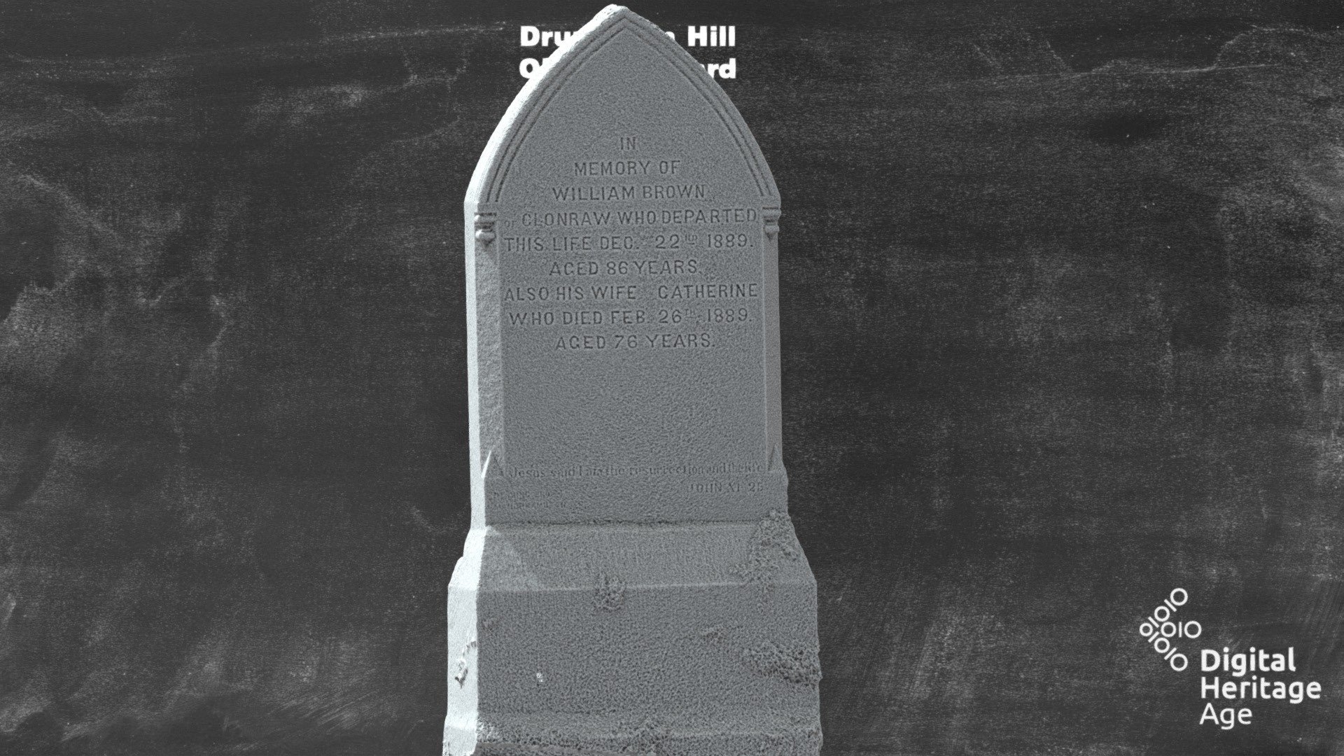 Drumgoon Hill - Old Graveyard - Headstone 205