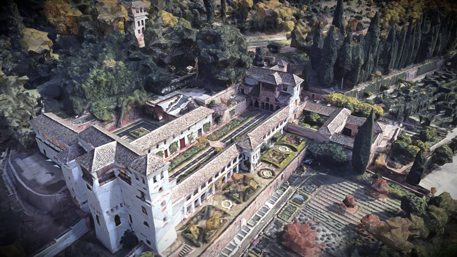 Generalife palace, Granada, Spain