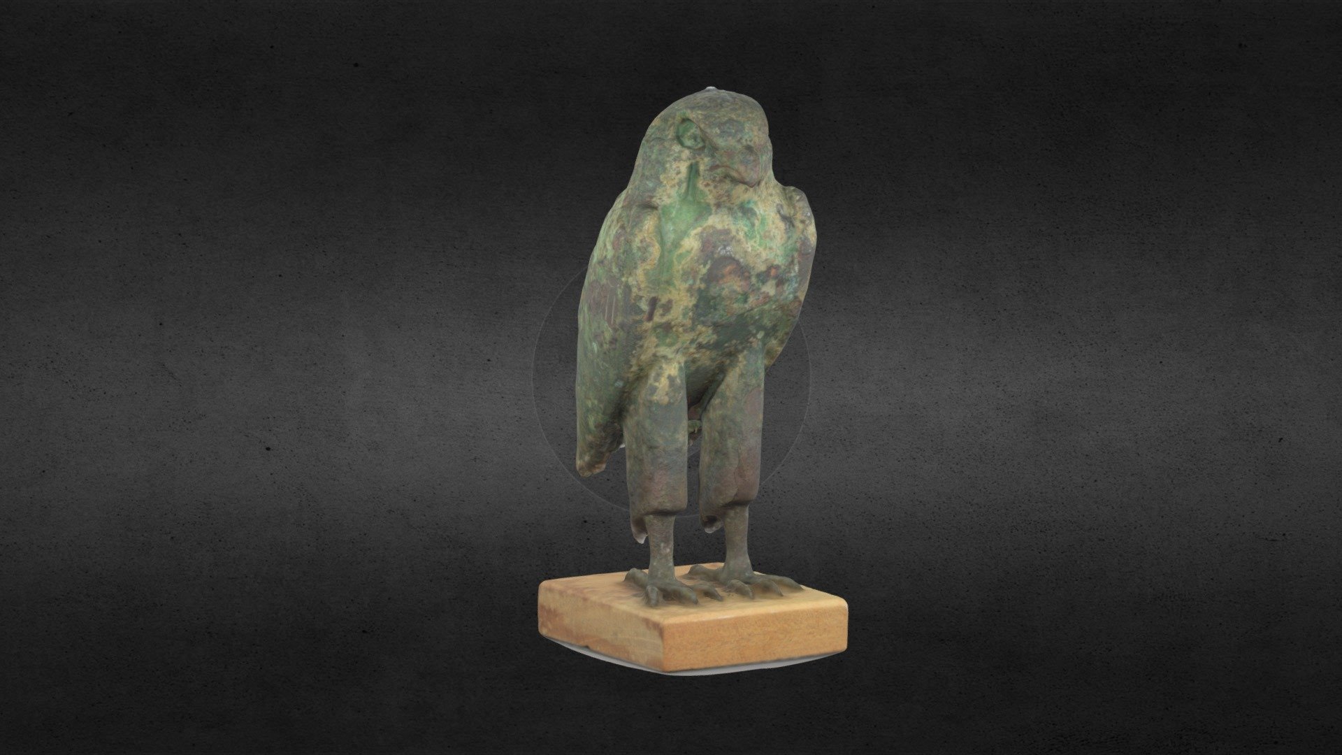 Bronze Statue of the god Horus