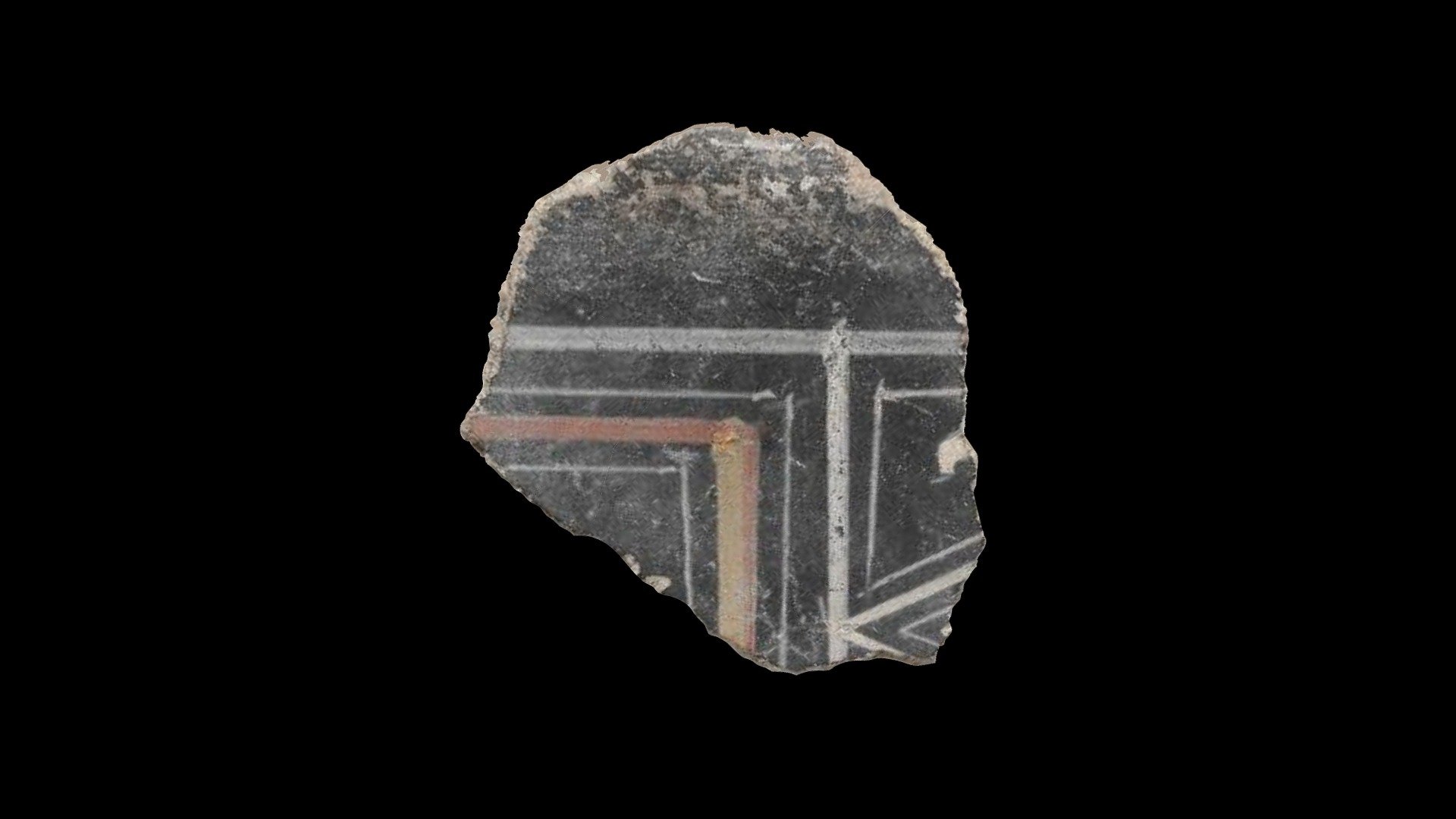 Painted wall fragment 9