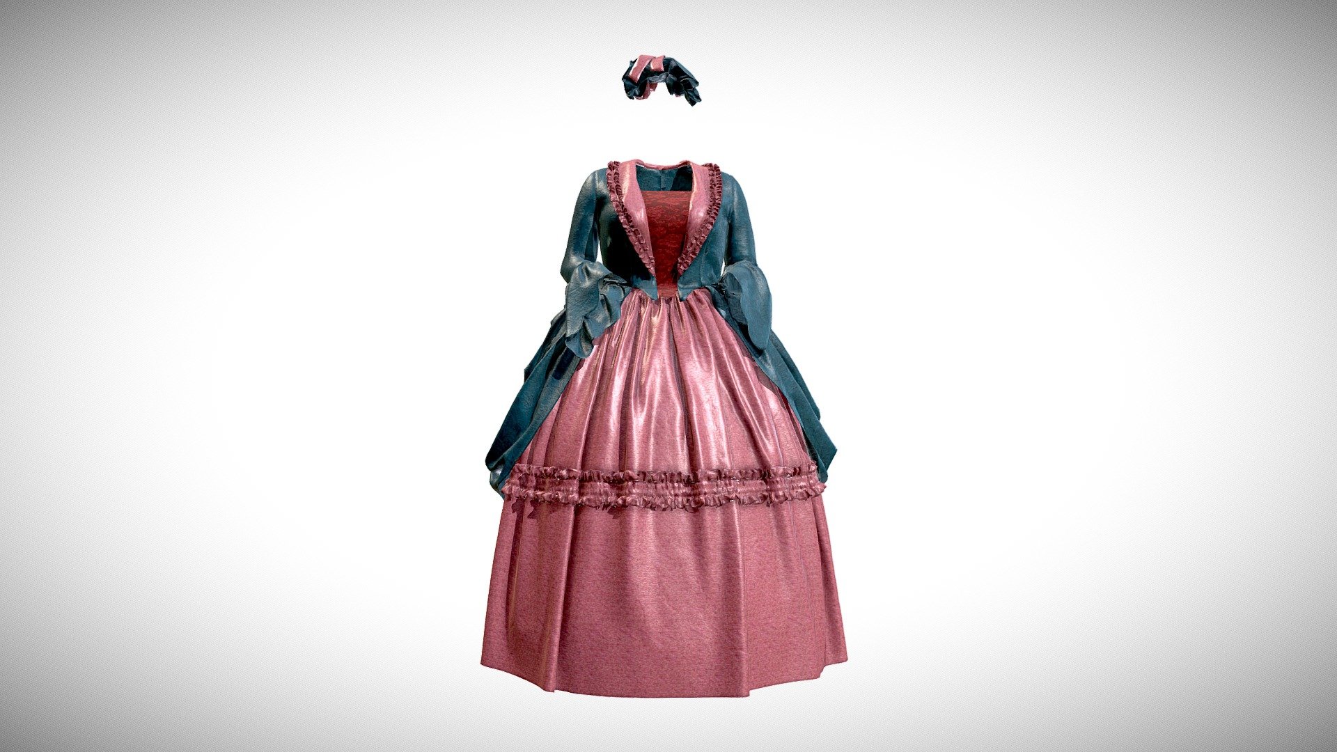 Dwarfess's costume from a historical engraving