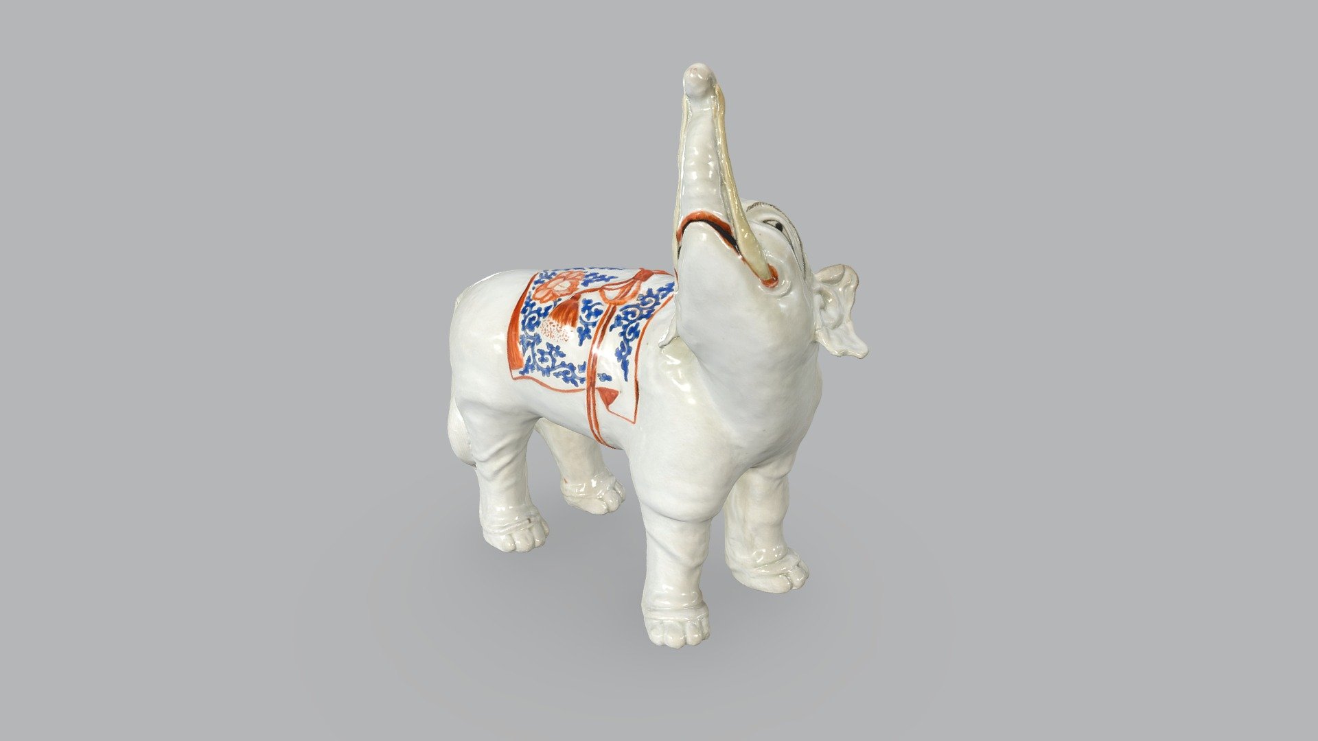 Elefant im Kakiemon-Stil