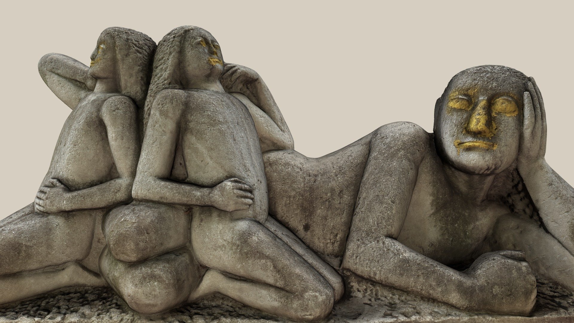 Figuren am Strand