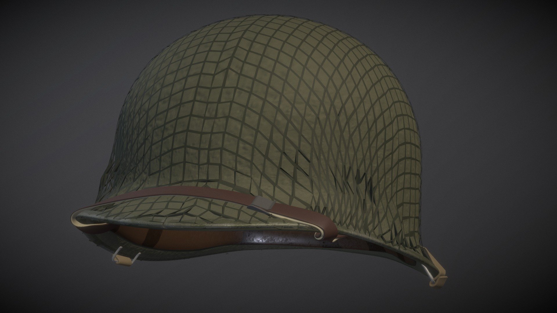 M1 Steel Helmet w/Net