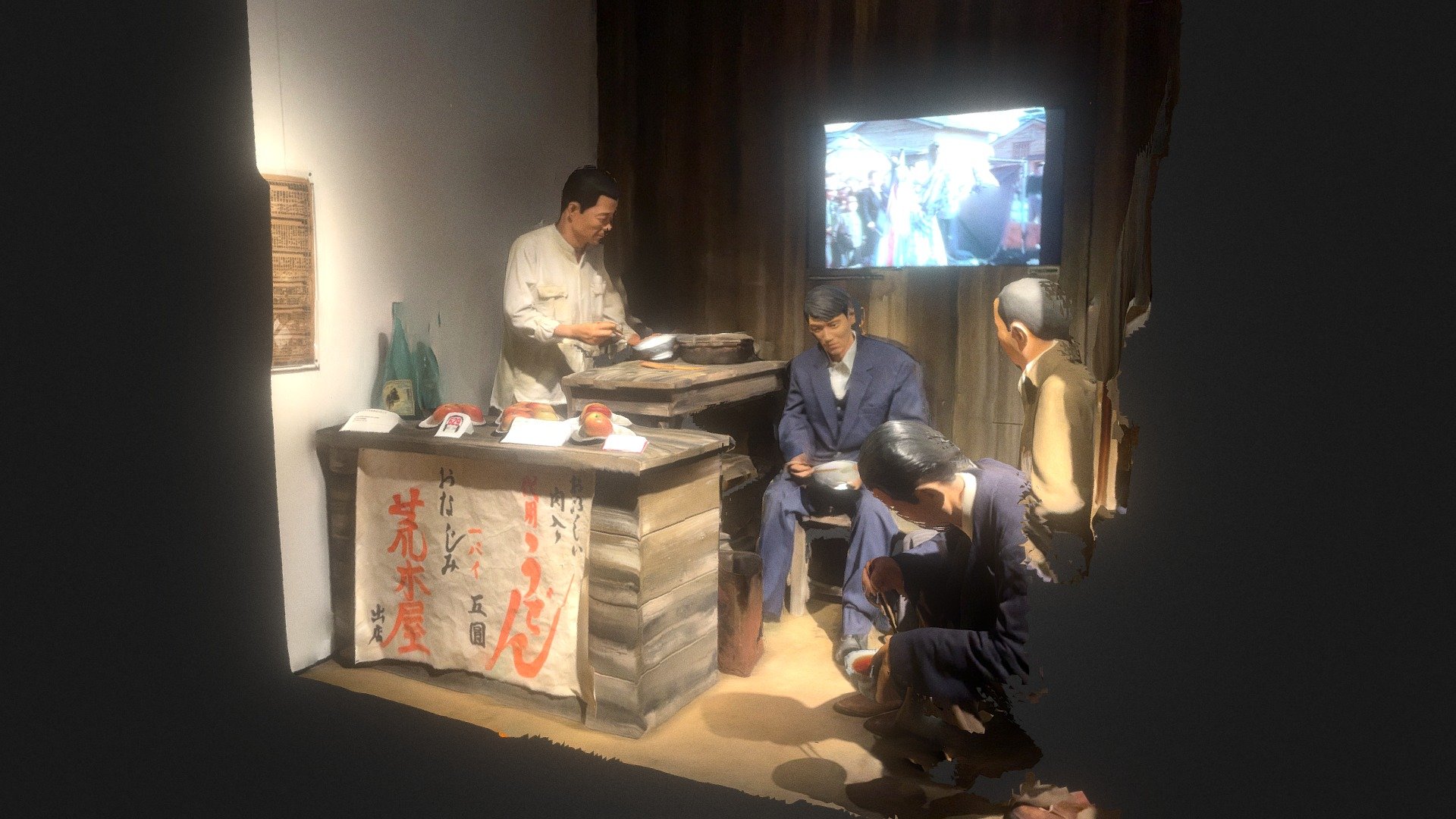 Life-size reproduction of a black market_01